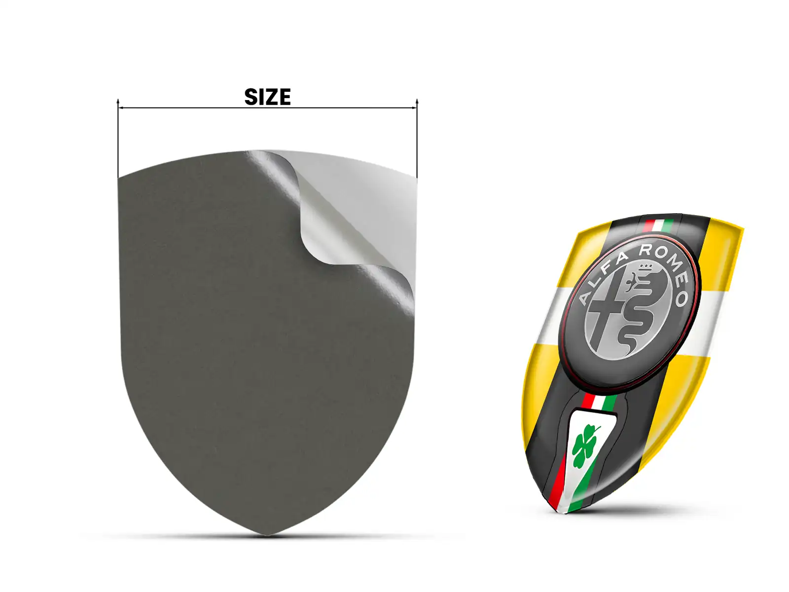 Alfa Romeo Adesivi e Decalcomanie Auto Globali Stellari Sobri